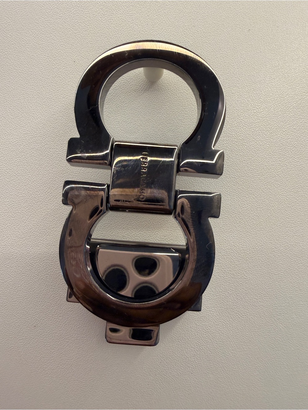 Salvatore Ferragamo Silver Gancini belt buckle - Picture 4 of 11